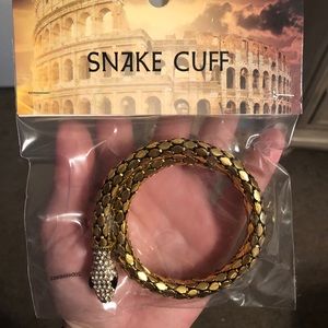 Snake cuff bracelet